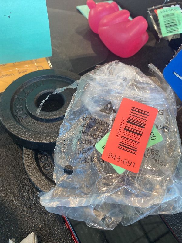 Photo 1 of 1 1/4 pound plate set