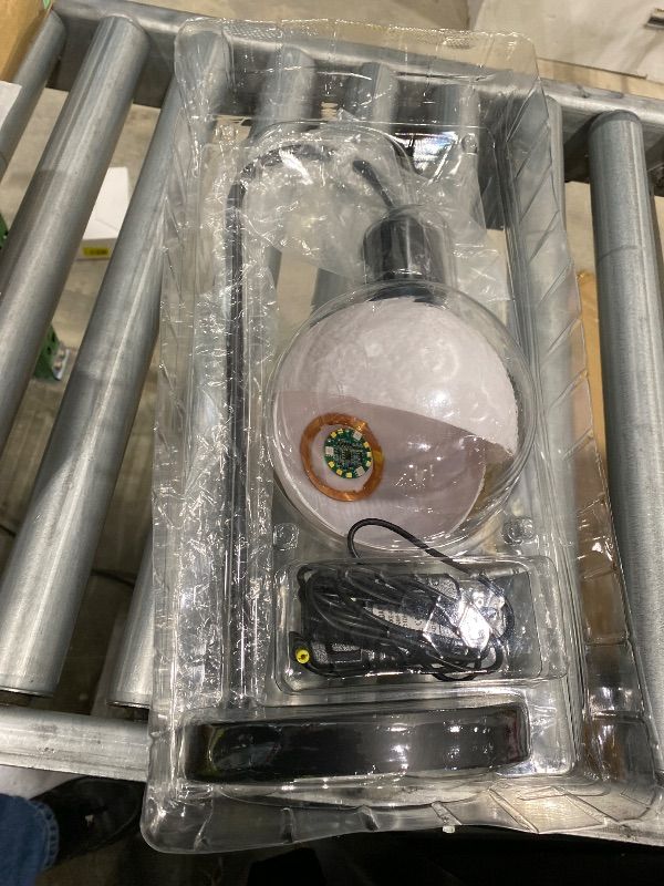 Photo 1 of ***MAJOR DAMAGE*** Floatidea Magnetic Levitating Moon Lamp 15W Fast Phone Charger Changeable 3 Colors Switchable 300 Million Gradient Colors 3D Moon Ball Levitation Floating Mood Light Christmas Gift Office Home Decor