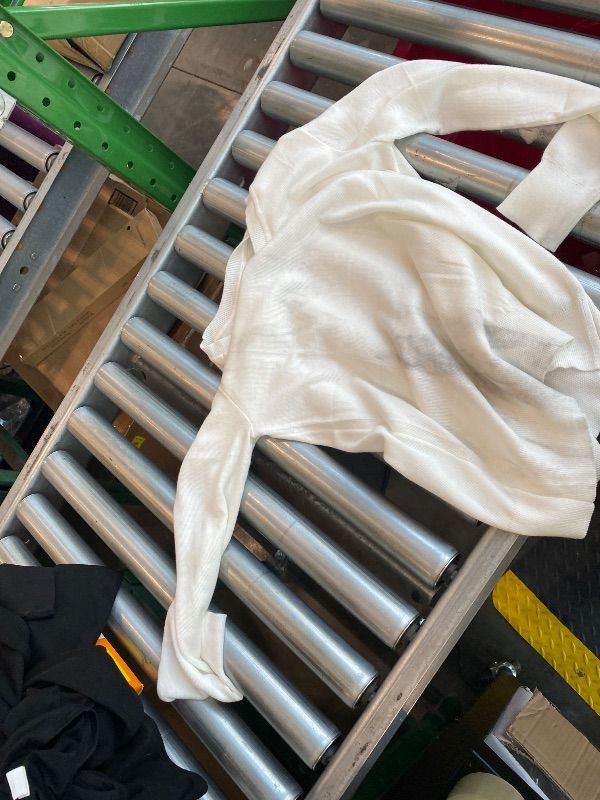 Photo 1 of ***MAJOR STAINS*** GKBK Womens Sweaters V Neck Wool Blend Cashmere Lightweight Soft Pullover Loose Fit Long Sleeve Fall Tops Business Casual Outfits 2025 Trendy White