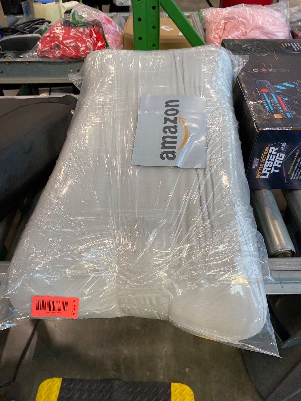 Photo 1 of ***SEE CLERK COMMENTS*** Royalisneeo Beauty Pillow for Back Stomach and Side Sleeper Pillow for Neck and Shoulder Pain, Memory Foam Pillow for Anti Wrinkle & Anti Aging,Blue(Standard)