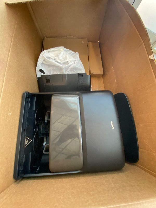 Photo 1 of ***SELLING FOR PARTS*** ***NONFUNCTIONAL*** Mova V50 Ultra Complete Robot Vacuum and Mop Self-Cleaning, 24,000 Pa Suction, Liftable Navigation with Obstacle Overcoming and Warm Water Mopping with DuoSolution System Designed for Pets, Black