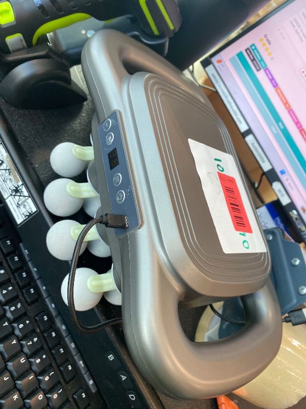 Photo 1 of ** SOLD AS IS, NO REFUND/RETURN** SEE COMMENTS 
GAXEZO 16 Head Massage Gun Set, Deep Tissue Percussion Massager, 2600mAh Electric Massage Tools with 9 Styles & Levels, Dark Grey