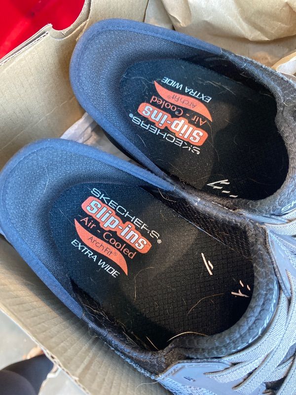View 4 of *Minor Damage - Has been USED*
Skechers Men's Arch Fit Orvan-Drex Sneaker, Grey/Black, 10.5 X-Wide