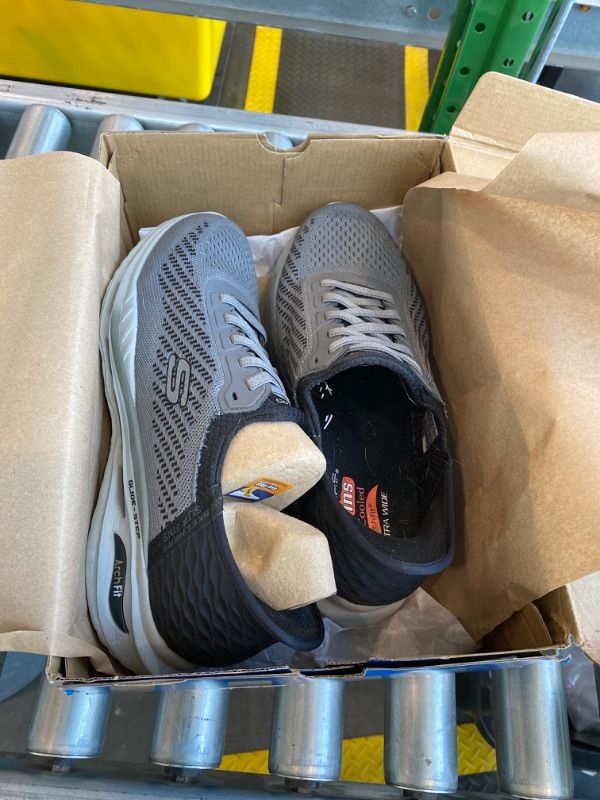 View 2 of *Minor Damage - Has been USED*
Skechers Men's Arch Fit Orvan-Drex Sneaker, Grey/Black, 10.5 X-Wide