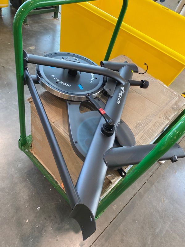 Photo 1 of ***JUST BASE*** MERACH Exercise Bike, Brake Pad/Magnetic Stationary Bike with Exclusive App, Low Noise Indoor Cycling Bike with 270LBS Weight Capacity, Dumbbell Rack and Fitness Courses for Weight Loss