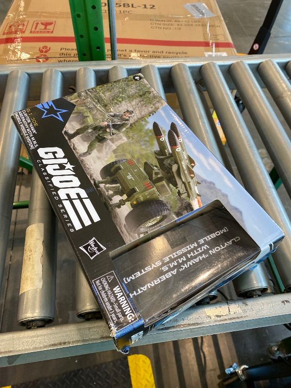 Photo 1 of *Missing Parts*
G.I. Joe Classified Series #182, Clayton “Hawk” Abernathy with M.M.S. (Mobile Missile System) Towable Vehicle, Collectible 6 Inch Action Figure Set