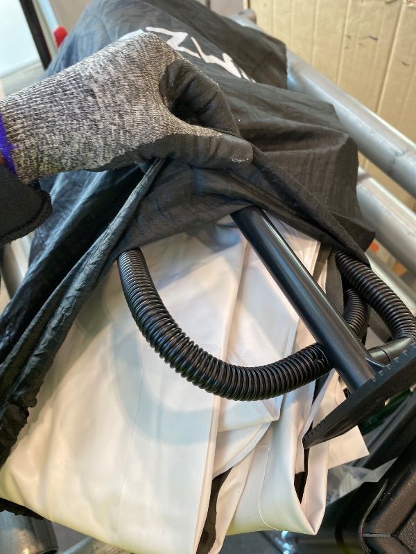 Photo 1 of **MISSING PIECES UNKNOWN**Omzer Inflatable Toddler Airplane Bed: Large Airplane Seat Extender for Kids with Cup Holder & Seat Belt - Portable Baby Travel Bed with Travel Bag & Hand Pump