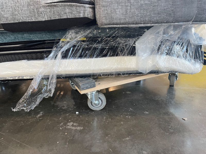 Photo 1 of ***SEE PHOTOS AND CLERK NOTES***
Marsail Pull Out Sofa Bed, Full Size Sleeper Sofa with Memory Foam Mattress, 2 USB Charging and Removable Covers, Loveseat for Living Room, Apartment, Supports 600 LBS, Chenille Fabric, Grey