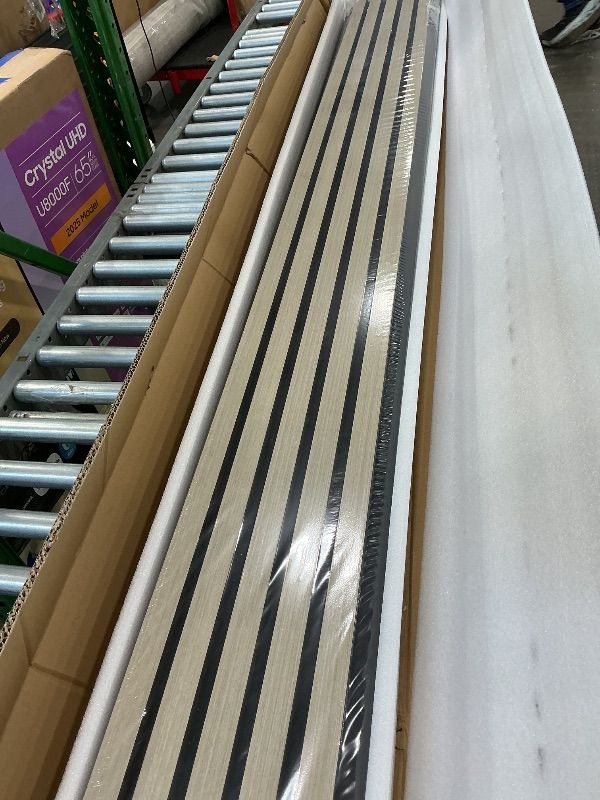 Photo 1 of *MISSING PARTS UNKNOWN*
VEVOR Slat Wall Paneling, 4 x 4ft, MDF Garage Slatwall with Modular Design, Natural Slat Wall Easy-to-Install Adjustable Slatwall Panel with Coupling Structure & DIY Cutting, Fit for Storage & Display