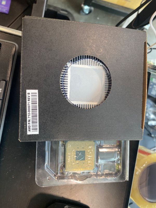 Photo 1 of *USED*
AMD Ryzen 3 4100 4-Core, 8-Thread Unlocked Desktop Processor with Wraith Stealth Cooler