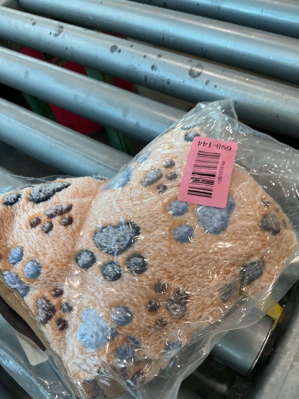 Photo 1 of 1 Pack 3 Blankets Super Soft Fluffy Premium Fleece Pet Blanket Flannel Paw Printed Throw for Dog Puppy Cat (Small 23x16'', Dark Coffee, Brown, Purple)