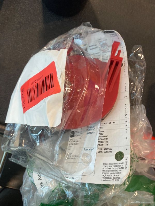 Photo 1 of **UNTESTED**
Korky 3060BP Universal Toilet Flapper Replaces Most Large 3-Inch Flappers - Long Lasting Rubber - Easy to Install - Made in USA, Red