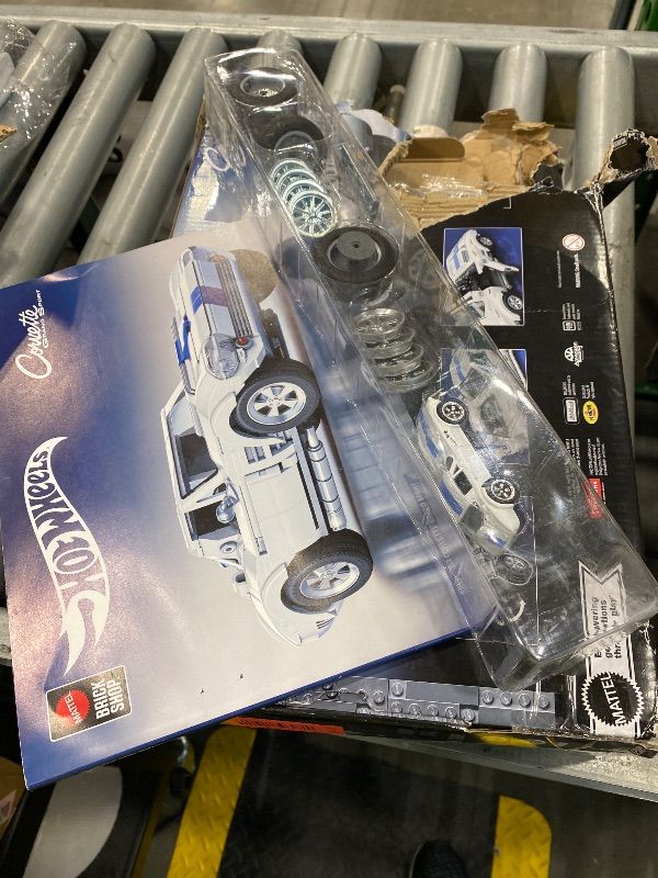 Photo 1 of **MISSING PARTS**
Mattel Brick Shop Hot Wheels Elite Series Building Set, Corvette Grand Sport with 918 Pieces, Realistic Details and Custom Decals, Adult Collectors and Kids Ages 10+