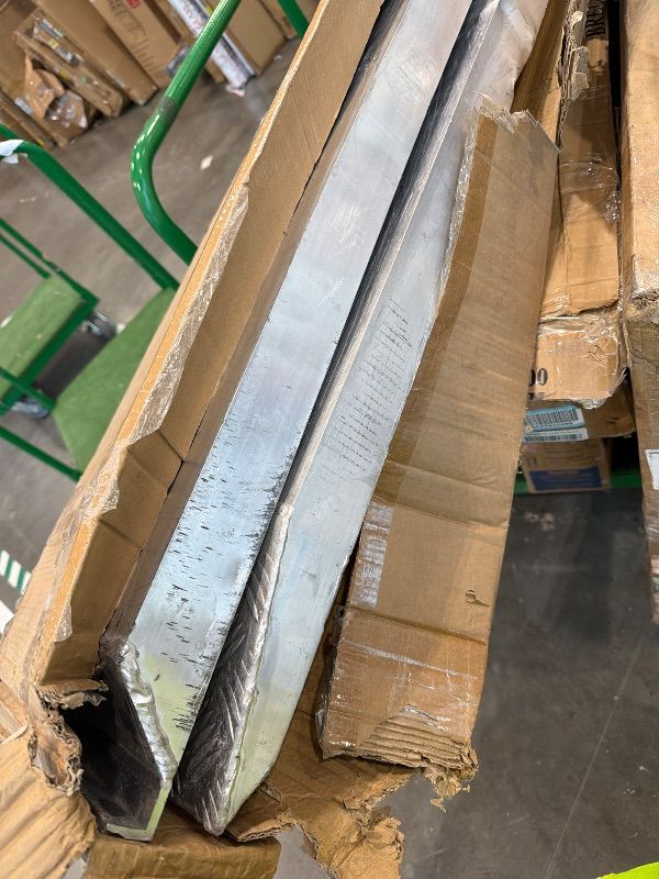 Photo 1 of *MAJOR DAMAGE*
BestEquip 84x14 Inch Aluminum Ramps 6000LBS Capacity Car Trailer Truck ATV Ramps 1 Pair 2 Ramps
