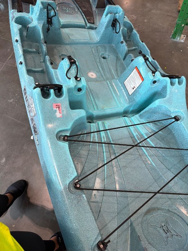 Photo 1 of **UNTESTED**
Perception - Outlaw 11.5 Fishing Kayak - Sit on Top - Fold Away Lawn Chair Seat - 4 Rod Holders - Integrated Tackle Trays - 11.5 ft - Dapper