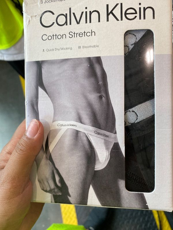 Photo 1 of **UNKNOWN IF MISSING PARTS**
Calvin Klein Cotton Stretch 3-Pack Jock Strap