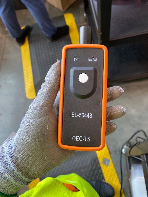 Photo 1 of **UNTESTED**
AICEL TPMS Relearn Tool for Car Tire Sensor, EL-50448 Tire Pressure Monitor Sensor Activation Reset Tool OEC-T5, System Programming Training for Most Series Vehicles