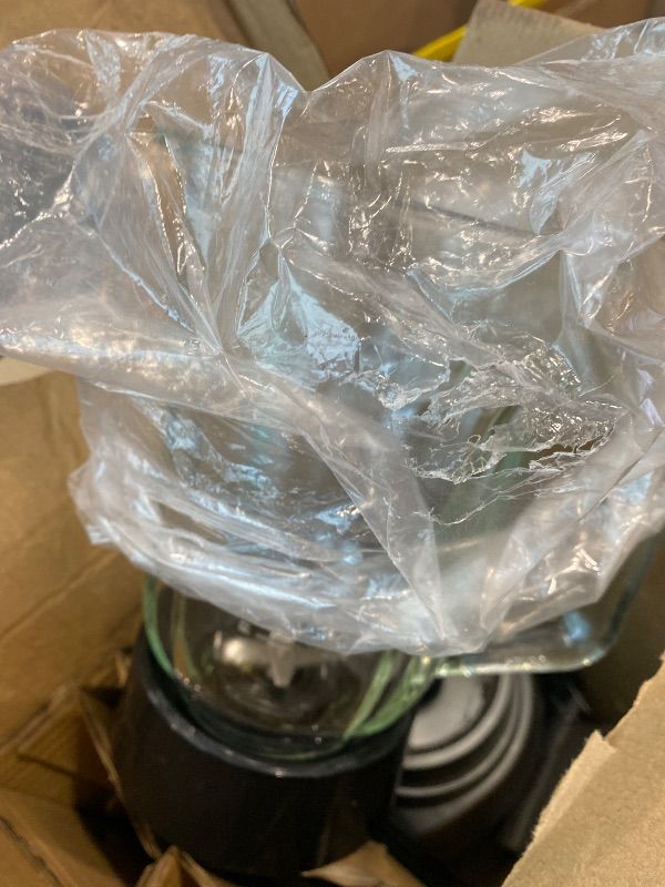 Photo 1 of *See Clerk Notes* BLACK+DECKER PowerCrush Multi-Function Blender with 6-Cup Glass Jar, 4 Speed Settings, Silver