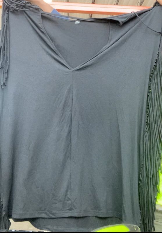 Photo 1 of *Looks different* Plus Size Tops for Women 3XL Casual Elegant Tunic Tank Tops Flowy Summer Shirts Black