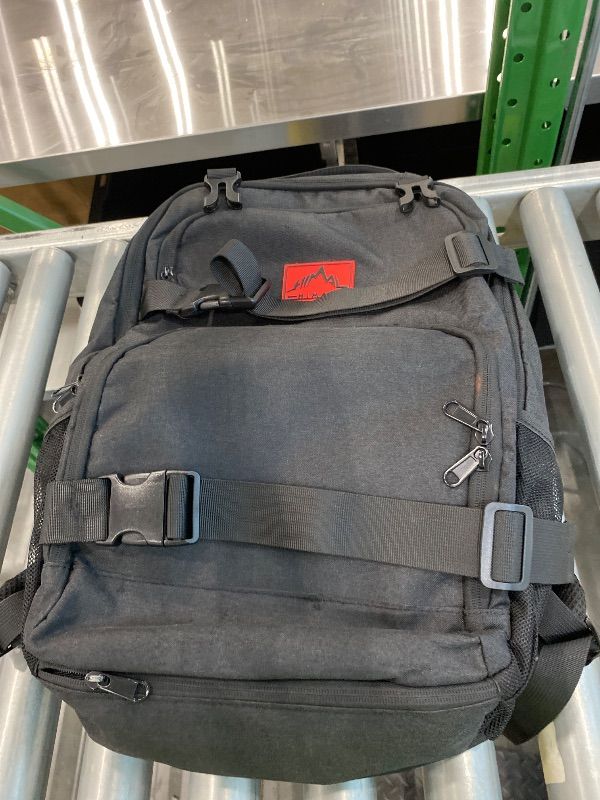Photo 1 of *Minor Damaged*GoHimal Skateboard Backpack, Skateboard Bag Sports Backpack, Laptop Bag Multi-Sport Design for Men & Women **ONE ZIPPER IS BROKEN**