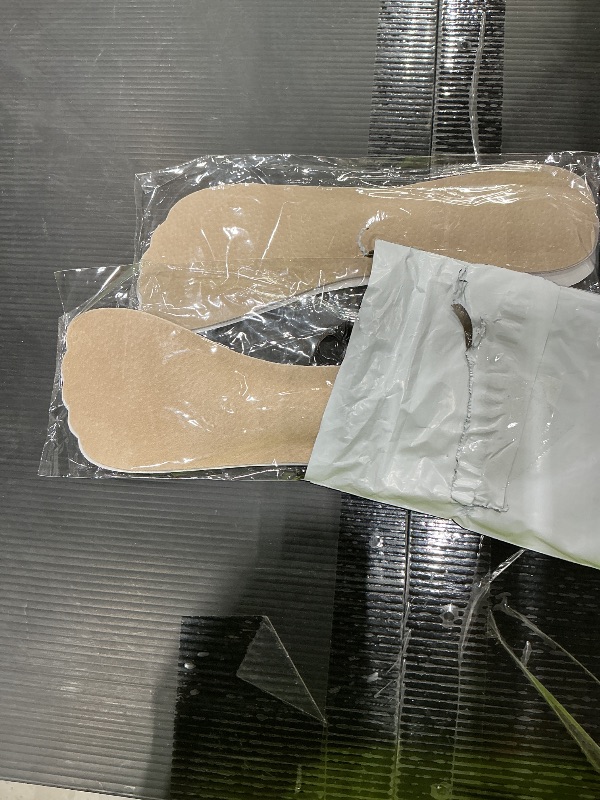 Photo 1 of 4 Count Pigskin Anti-Slip High Heel Inserts Women, Cushion Insoles for Dress Shoes, Adhesive Sandal Liners for Sweaty Feet Shock Absorb, Insoles for Flats Open Toe Shoes Invisible Barefoot Inserts, L