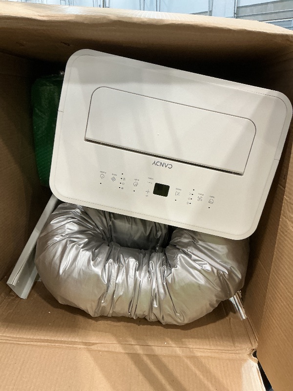 Photo 1 of **Selling for Parts! - Check clerk notes**
Candy 14,000 BTU Portable Air Conditioner for Rooms up to 700 Sq.Ft,3-in-1 Cooling/Dehumidifier/Fan AC Unit 3 Speed,Auto Swing,Remote Control,Window Kit Included,White