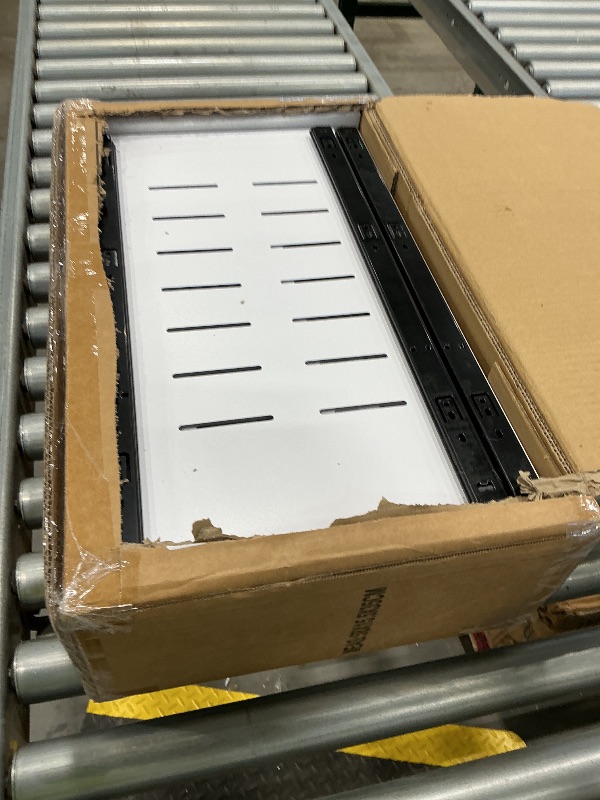 Photo 1 of 2 Pack Pull Out Cabinet Organizer, Expandable Width (12.2"-20.4") x 21'' Deep Slide Out Drawers for Kitchen Pantry Bathroom Cabinets, Load-Bearing Upgrade 3 Slide Rails Fixed with Adhesive Nano Film