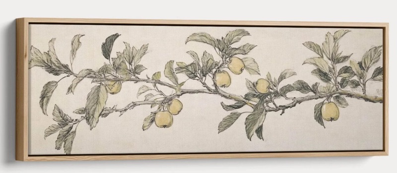 Photo 1 of (Prototype) APPLE TREE ABOVE BED DECOR FRAMED CANVAS WALL DECOR