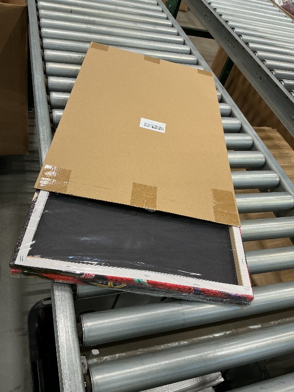 Photo 1 of 2 Pcs Framed Black Cat Cohen Hippie Psychedelic Retro Cool Girl Wall Art Mystical Animal Eyes Stars Canvas Print Art Poster Cat Lover Wall Decor Pictures Bedroom Living Room Teen Dorm Decor