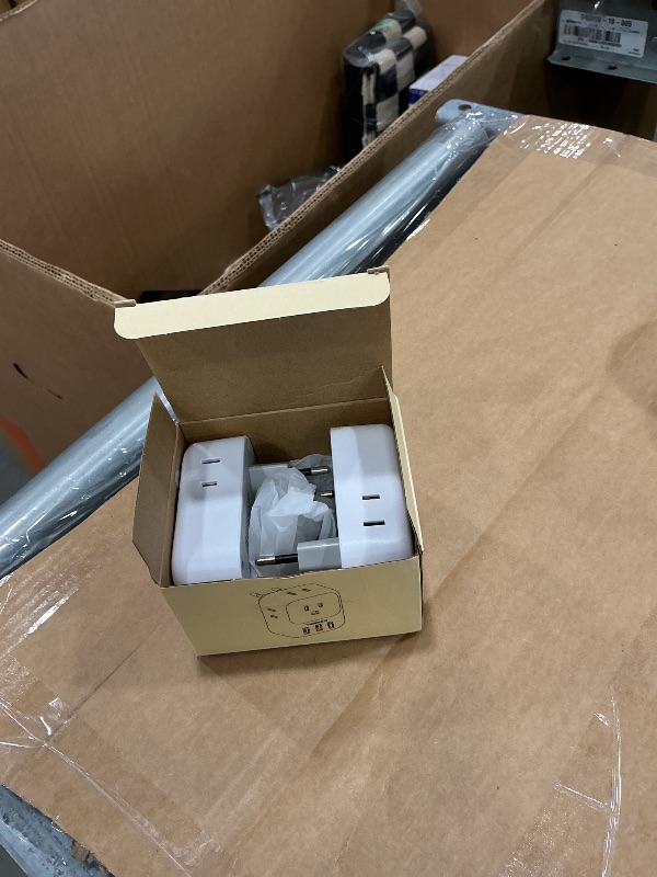 Photo 1 of 2 Pack European Plug Adapter USB C, TESSAN US to Europe Adapter 4 Outlets 3 USB Charger, Type C International Power Adaptor to Italy Spain France Portugal Iceland Germany, Europe Travel Essentials