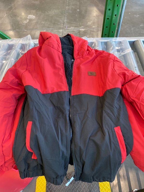 Photo 1 of *USED*
ZITY Boys Fleece Jacket Sherpa Lined Hoodie Zip Up Sweatshirt Warm Outerwear Winter Coat Size XL Kids