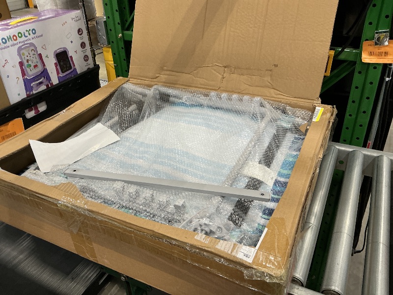 Photo 1 of #WEJOY 3 in 1 Tanning Chair with Face Hole & Canopy, 300 lbs Heavy Duty 5 Positions Folding Face Down Lounge Chairs Outdoor with Pillow & Storage Bag Portable for Pool Beach Lawn Camping (Bluestrips)