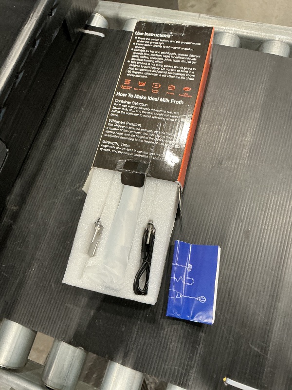 Photo 1 of *Minor Damage*
YUSWKO Rechargeable Milk Frother Handheld with 3 Heads, Silver Coffee Electric Whisk Drink Foam Mixer, Mini Hand Stirrer with 3 Speeds Adjustable for Latte, Cappuccino, Hot Chocolate, Egg