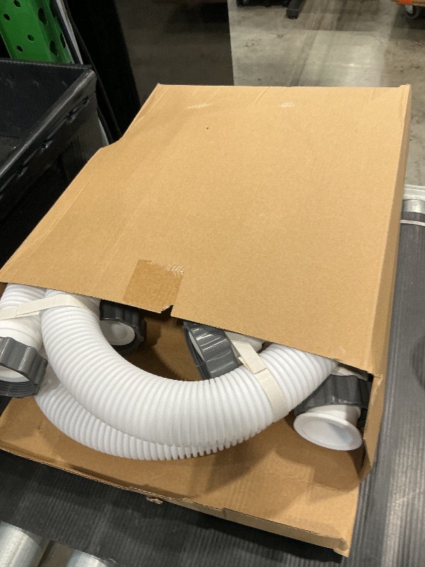 Photo 1 of 1.5" Pool Pump Hose for Intex Sand Filter Pump & Saltwater System, 59" Long Pool Sand Filter Hose 29060E Replacement for Coleman Above Ground Pool Filter - 2 PCS