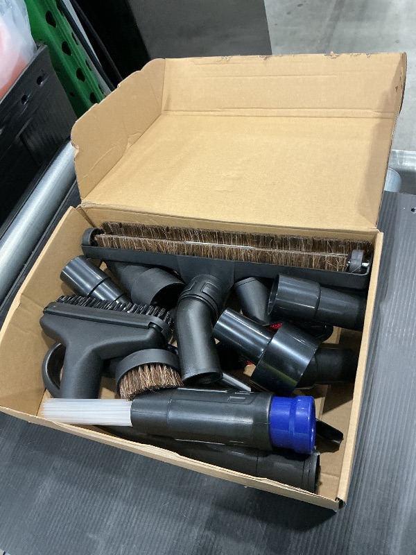 Photo 1 of 12Pcs Universal Vacuum Attachment Professional Shop Vac Accessories Wet Dry Vacuum Hose Adapter with Hair Brush Extension Wand Flexible Crevice Tool fit 2 1/2" to 1 1/4" and 1 7/8" to 1" Vacuum Hose