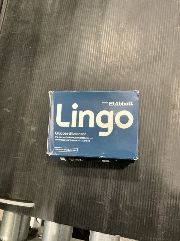 Photo 1 of *Factory Sealed*
Lingo Continuous Glucose Monitor (CGM) & App. Made by Abbott. Know the impact of what you eat. 1 Lingo biosensor lasts up to 14 Days*. Designed for iPhone 11 device or Later. US Only.