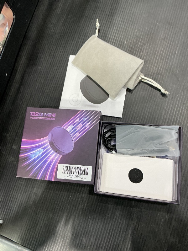 Photo 1 of 132G (9800 Hour) Voice Activated Recorder - Elasound Voice Recorder with AI-Intelligent Triple Noise Reduction, Portable Audio Recorder for Work, Lectures, Meetings, 100H Continuous Recording Device