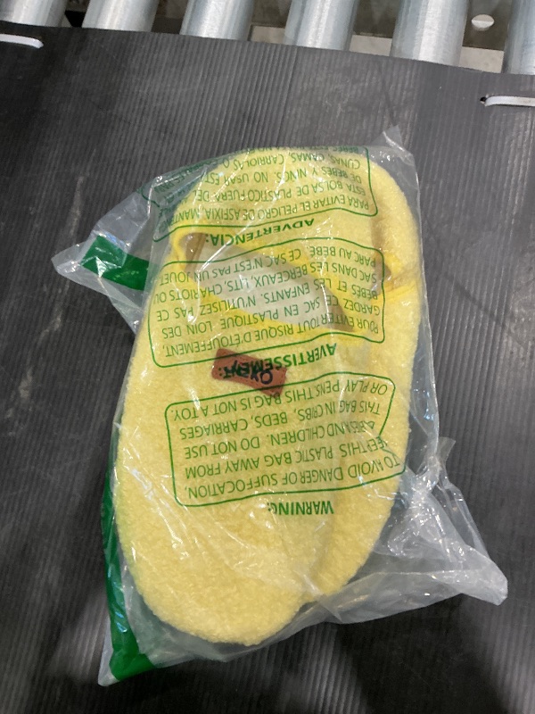 Photo 1 of *USED*
UUBARIS House Slippers for Men Women Furry Slip On Sock Shoes For Traval Indoor Yoga With Thickened Sole Yellow