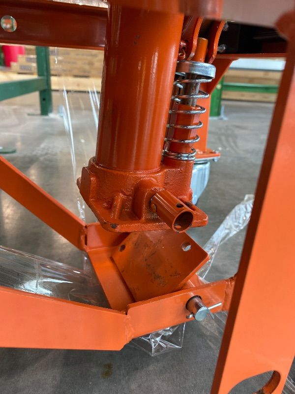 Photo 1 of *Missing Parts*VEVOR Hydraulic Motorcycle Lift Table, 350 lbs Capacity Motorcycle Scissor Jack Lift with Wide Deck, J-Hooks, 4 Wheels, Hydraulic Foot-Operated Jack Stand for ATV Dirt Bikes