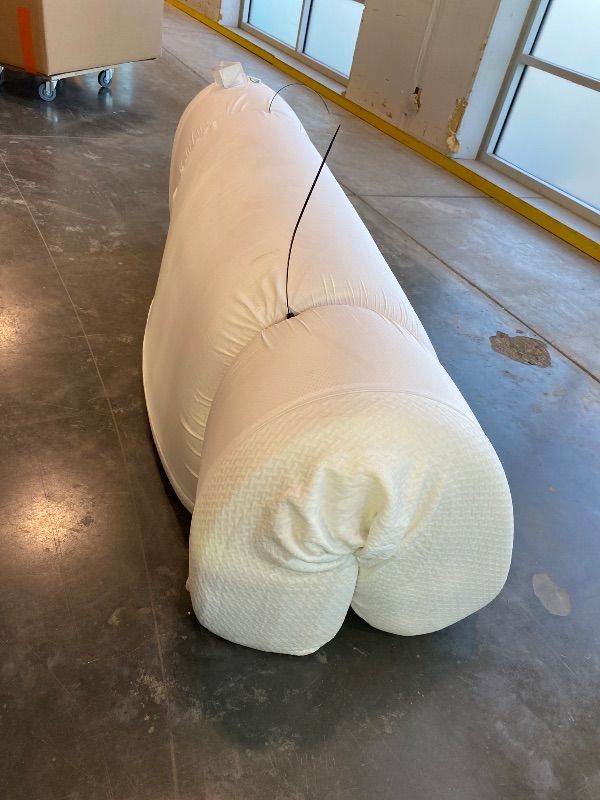 Photo 1 of *Major Damaged*FDW | 12 Inch Full Mattress | Medium Firm | Gel Memory Foam Mattress | White | CertiPUR-US Certified | Pressure Relief, Cooling Ventilated Foam | Washable Removable Cover