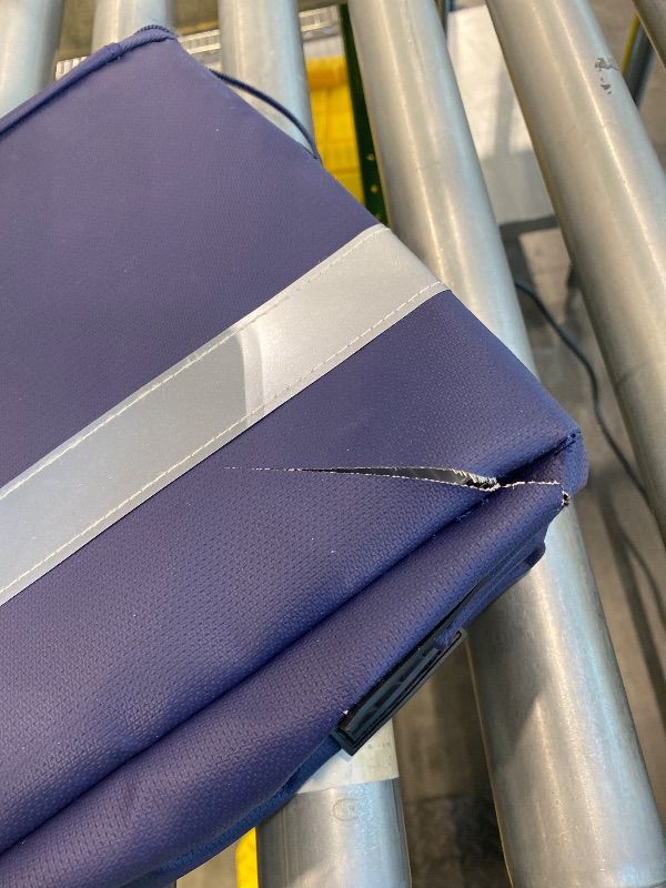 Photo 1 of *Minor Damaged - Check clerk notes*
ZOOPIP Fireproof File Box with Lock, Document Box Storage Organizer, Suitable for Hanging File Folders in Letter Size, Collapsible File Box, Reflective Strip for Fast Find (12.2"*6"*10.2, Blue)