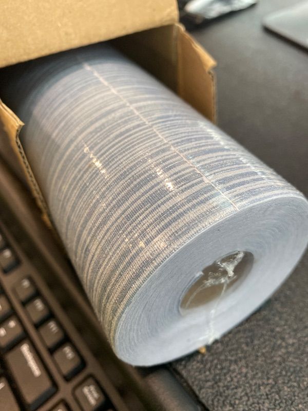 View 3 of *Factory Sealed*
osayhome Grasscloth Textured Wallpaper Dark Blue Linen Thick 24" X 394" Fabric Contact Paper Grassweave Removable Modern Self Adhesive Wallpaper for Walls Cabinets Bedroom Liners Fireplace