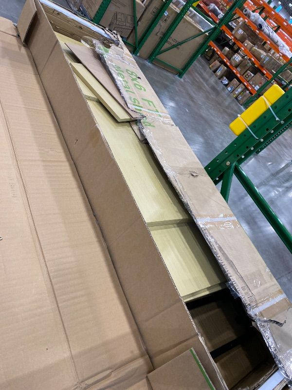 Photo 1 of *PARTIAL SET - Check clerk notes/Selling ONLY for parts*
YOPTO Full Size Metal Loft Bed with Staircase,Full-Length Guardrails,a Built-in Desk and a 3-Tier Shelf,No Box Spring Needed,Noise Free,for Juniors&Adults,Black