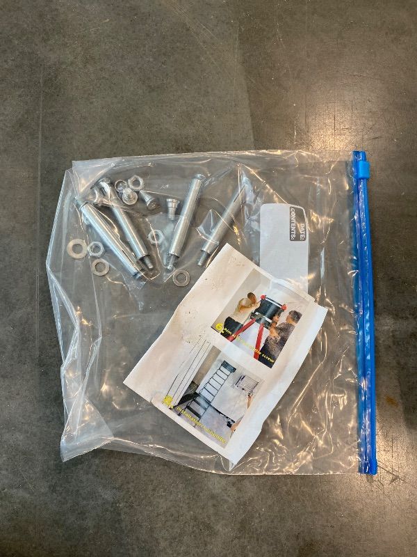 Photo 1 of *USED*
Wall Mounted Folding Ladder with Handrails, Pull Down System Attic Stairs, Telescopic Attic Ladder, Applicable Height 9.6-10ft, Attic, Basement, Warehouse, Passage Folding Stair (Black, 12 Steps)