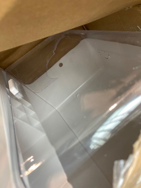 Photo 1 of *Major Damaged*
Makeup Organizer Countertop With Lid And Drawers Large Skin Care Cosmetic Display Case Holder for Vanity Desk Bathroom Storage Box,Pink