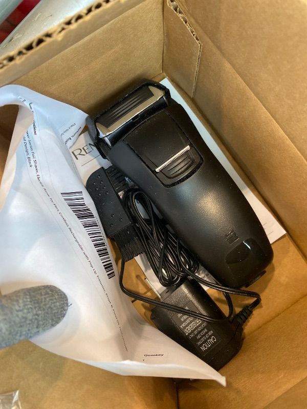 Photo 1 of *Minor Damage*
Remington F5 Power Series Foil Shaver, Electric Razor for Men, Cordless Rechargeable with Pop Up Trimmer, Pivot & FlexFoil Technology, Lightweight Handheld Design, Black