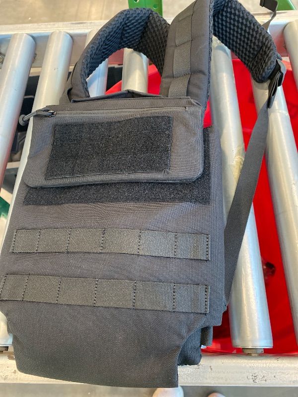 Photo 1 of **MINOR DAMAGE**
PETAC GEAR Upgraded Weighted Backpack Rucking Backpack for Weight Plates/Honeycomb Breathable fabric/Belt support/Back support platform (BK)