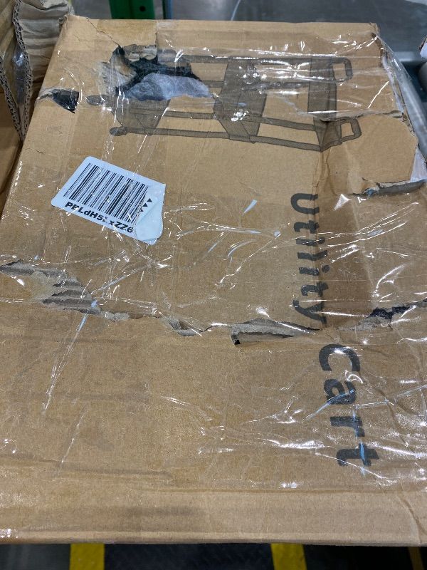 Photo 1 of *Missing Parts*
Sywhitta 3-Tier Plastic Rolling Utility Cart with Handle, Multi-Functional Storage Trolley for Office, Living Room, Kitchen, Movable Storage Organizer with Wheels, Black