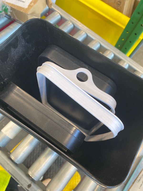 Photo 1 of **UNTESTED**
Bathroom Trash Can with Lid, KOEYLE 2 Pack 2.2 Gallon Automatic Touchless Garbage Can, Small Motion Sensor Smart Trash Can, Slim Waterproof Trash Bin for Bedroom, Bathroom, Office, Living Room (Black)