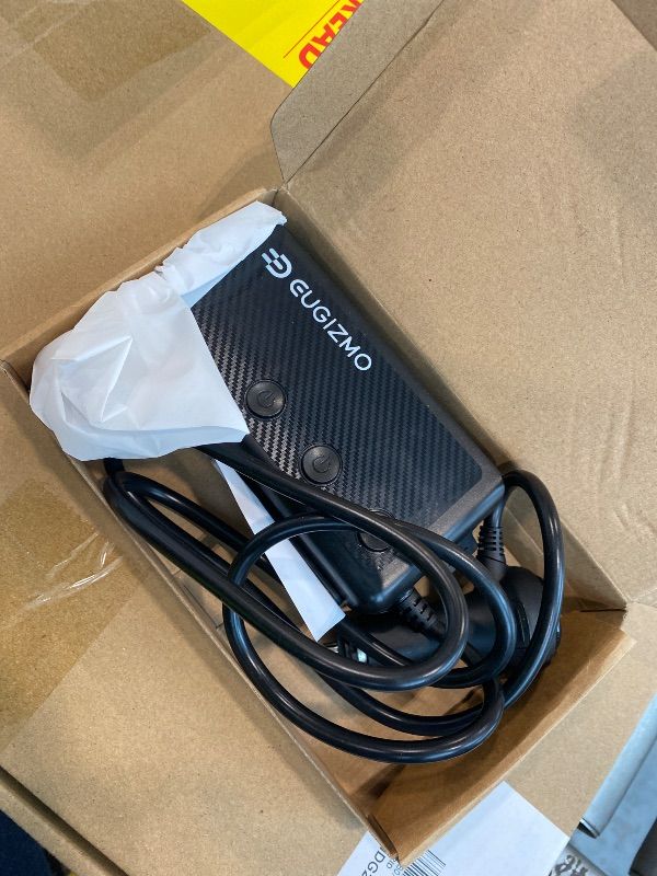 Photo 1 of **UNTESTED**
EUGIZMO Cigarette Lighter Plug Splitter, 200W 3 Socket Car Cigarette Lighter Adapter USB Charger Extension Cord Multi Port Power Plug 12V/24V Splitter with LED Voltage Display Independent Switches